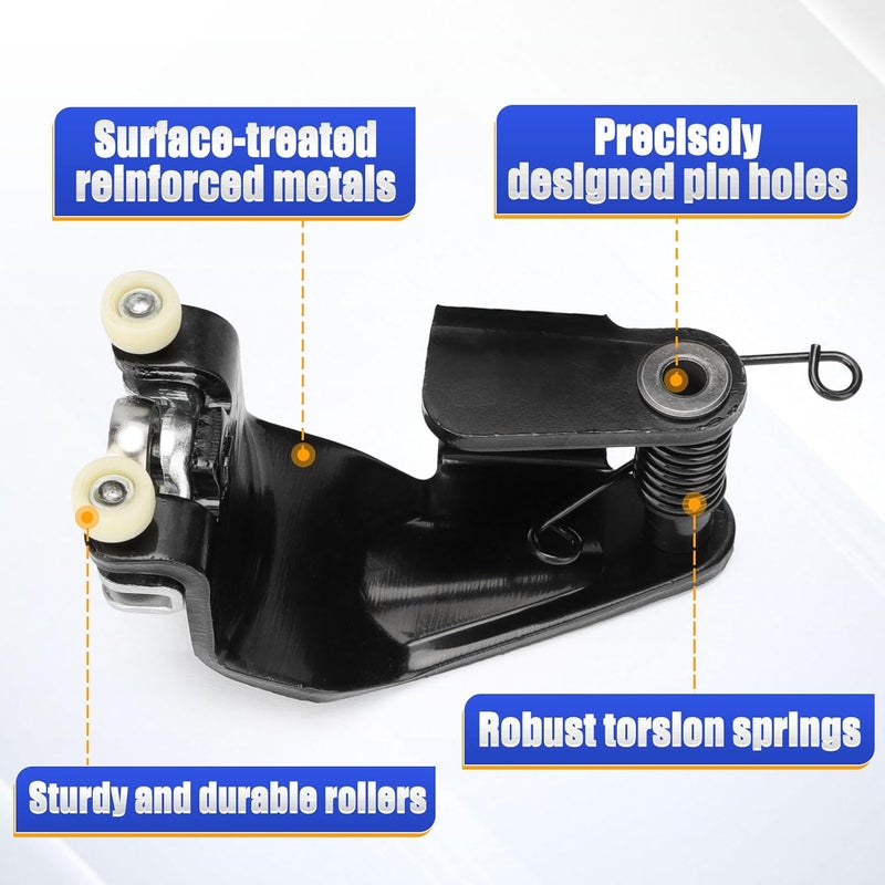 X4XZ Left & Right Power Sliding Door Roller Assembly for 2005-2010 Honda Odyssey EX EX-L Touring model Replace # 72561-SHJ-A21 & 72521-SHJ-A21 / 924-128 & 924-129 - Image 5